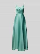 Laona Abendkleid in Wickel-Optik in Tuerkis, Größe 32
