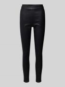 s.Oliver BLACK LABEL Skinny Fit Hose aus Viskose-Mix in Black, Größe 3...