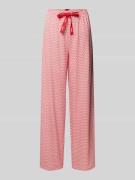 HUGO Comfort Fit Pyjama-Hose aus Modal-Mix Modell 'CASUAL PANTS' in Ro...