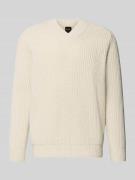 BOSS Orange Shaped Fit Strickpullover aus Schurwoll-Mix Modell 'KARINE...