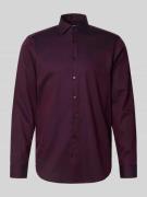 Jake*s Regular Fit Business Hemd aus Baumwolle mit Kentkragen in Dunke...