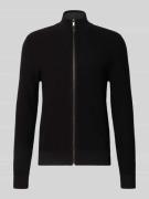 MCNEAL Strickjacke mit Reißverschluss in Black, Größe L