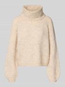 Only Regular Fit Rollkragenpullover mit Woll-Anteil Modell 'GILA' in O...