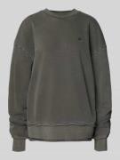 G-Star Raw Oversized Sweatshirt mit gerippten Abschlüssen in Graphit, ...