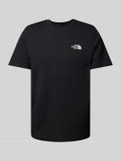 The North Face T-Shirt mit Label-Print in Black, Größe M