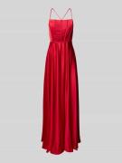 Jake*s Cocktail Abendkleid mit Spaghettiträgern in Rot, Größe 42