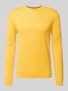 Tom Tailor Regular Fit Strickpullover aus reiner Baumwolle in GELB, Gr...