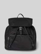 Marc O'Polo Rucksack mit echtem Rindsleder Besatz Modell 'NILLA' in Bl...