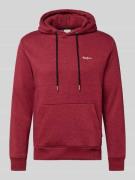 Pepe Jeans Regular Fit Hoodie aus Baumwoll-Mix Modell 'GRIFFIN' in Rot...