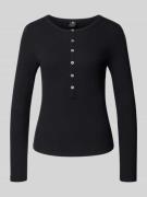 G-Star Raw Slim Fit Longsleeve mit Rundhalsausschnitt und Knopfleiste ...