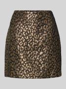 Lauren Ralph Lauren Bleistiftrock im Allover-Look in Metallic Black Me...