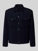 G-Star Raw Jacke mit Kentkragen in Dunkelblau, Größe L