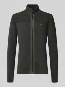 PME Legend Strickjacke mit Reißverschluss in Oliv, Größe M