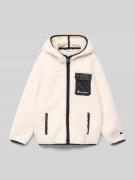 CHAMPION Jacke aus Teddyfell in Offwhite, Größe 128