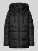 s.Oliver RED LABEL Regular Fit Steppjacke mit Kapuze in Black, Größe 3...