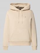 Tommy Jeans Regular Fit Hoodie aus Baumwoll-Mix in Sand, Größe L