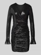 Guess Minikleid mit Allover-Paillettenbesatz Modell 'BRITNEY' in Black...