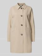 Fuchs Schmitt Trenchcoat mit Umlegekragen in Kitt, Größe 36