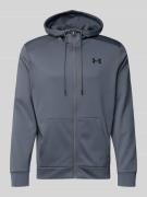 Under Armour Sweatjacke mit Kapuze in Anthrazit, Größe L