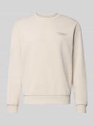 Jack & Jones Sweatshirt mit Label-Print in Beige, Größe L