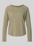 Smith and Soul Longsleeve mit Rundhalsausschnitt in Khaki, Größe L