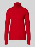 s.Oliver RED LABEL Regular Fit Rollkragenpullover aus Viskose-Mix in R...