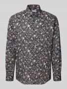 ETERNA Comfort Fit Businesshemd aus Baumwolle mit Kentkragen in Marine...