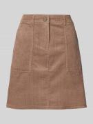 OPUS Minirock mit Eingrifftaschen Modell 'Reah' in Mittelbraun, Größe ...