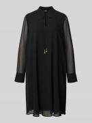 JOOP! Knielanges Kleid mit Stehkragen Modell 'Delilah' in Black, Größe...