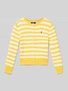 Polo Ralph Lauren Teens Cardigan mit Zopfmuster und Label-Stitching in...