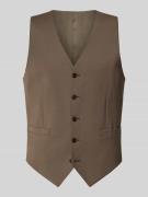 Tiger Of Sweden Weste mit Knopfleiste Modell 'Wayde' in Schlamm, Größe...
