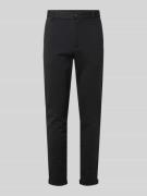 Lindbergh Cropped Stoffhose mit französischen Eingrifftaschen in Black...