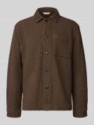 SELECTED HOMME Regular Fit Hemdjacke aus reinem Bio-Baumwoll-Mix Model...