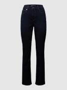 MAC Bootcut Fit Jeans mit Stretch-Anteil Modell 'MELANIE' in Marine, G...