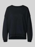 Smith and Soul Oversized Sweatshirt mit gerippten Abschlüssen in BLACK...