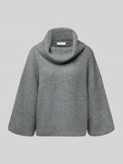 comma Strickpullover mit Rollkragen in Anthrazit, Größe L