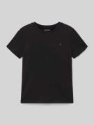 Tommy Hilfiger Teens Regular Fit T-Shirt aus reiner Baumwolle in Black...