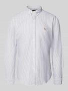 Polo Ralph Lauren Slim Fit Freizeithemd mit Button-Down-Kragen in Offw...