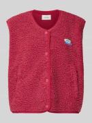 American Vintage Weste aus Teddyfell Modell 'HOKTOWN' in Pink, Größe M...