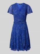 Lauren Ralph Lauren Knielanges Kleid mit V-Ausschnitt Modell 'WANDELLA...