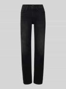 Only Straight Fit Jeans aus Bio-Baumwoll-Mix Modell 'BLUSH' in Dunkelg...