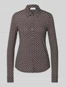 Marc O'Polo Regular Fit Hemdbluse aus Viskose-Mix in Dunkelbraun, Größ...