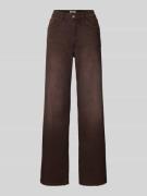 Only Wide Leg Jeans aus Baumwoll-Mix Modell 'JUICY' in Dunkelbraun, Gr...