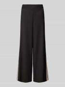 Rinascimento Stoffhose mit weitem Bein und elastischem Bund in Black, ...