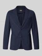 BOSS Regular Fit Anzugsakko aus Schurwoll-Mix Modell 'HANRY' in Marine...