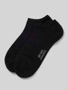 camano Sneakersocken im 2er-Pack Modell 'SILKY' in Black, Größe 35-38