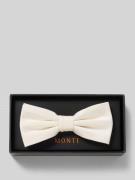 Monti Fliege aus reiner Seide in Ecru, Größe 1