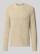 Marc O'Polo Denim Regular Fit Strickpullover aus Schurwoll-Mix in Offw...