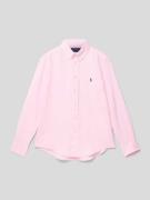 Polo Ralph Lauren Teens Regular Fit Hemd aus reinem Leinen in Hellrosa...