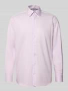 ETERNA Regular Fit Businesshemd aus Baumwolle mit Kentkragen in Fliede...